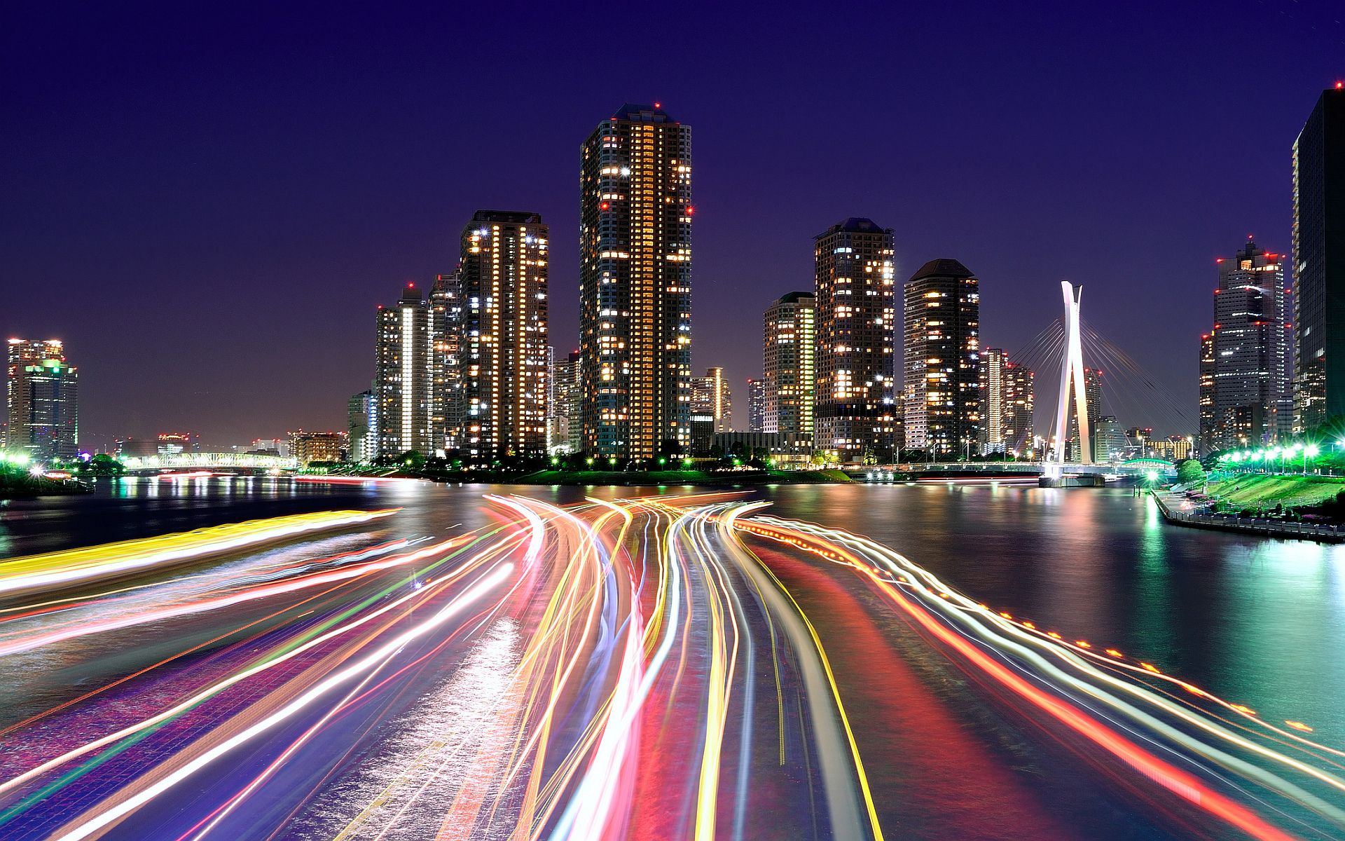 City Lights Photograph by Omar Hassan