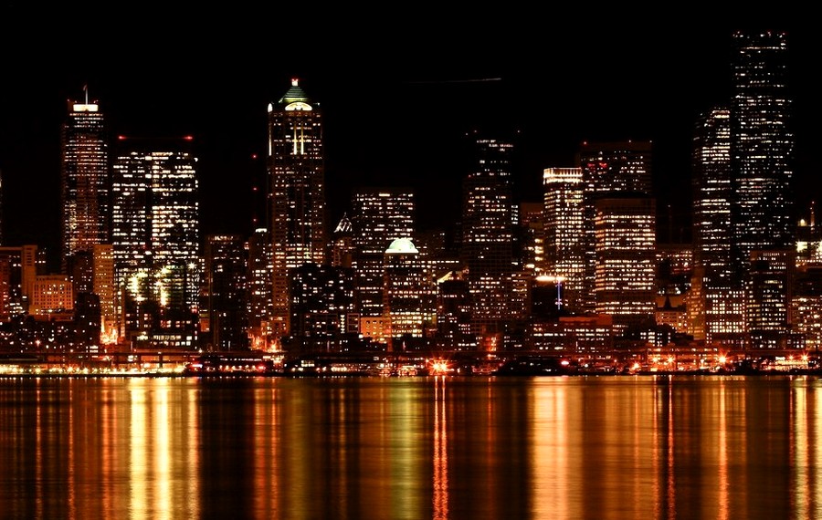 Skyline Mirror by Sofia Bennett